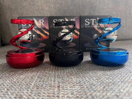 Car Mounted Solar Spring Ball Aromatherapy Car Sol