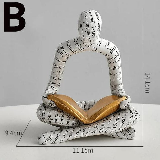 Home Decor Abstract People Sculptures Creative Office Decor