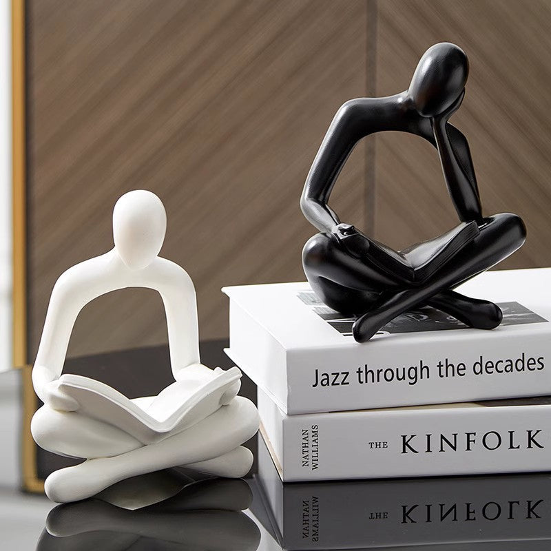 Home Decor Abstract People Sculptures Creative Office Decor
