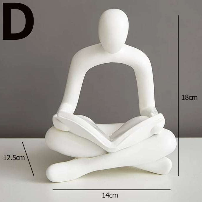 Home Decor Abstract People Sculptures Creative Office Decor